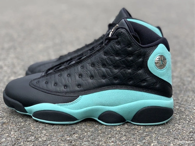 Island Green Retro 414571-030 Air 13 Black Jordan 0306